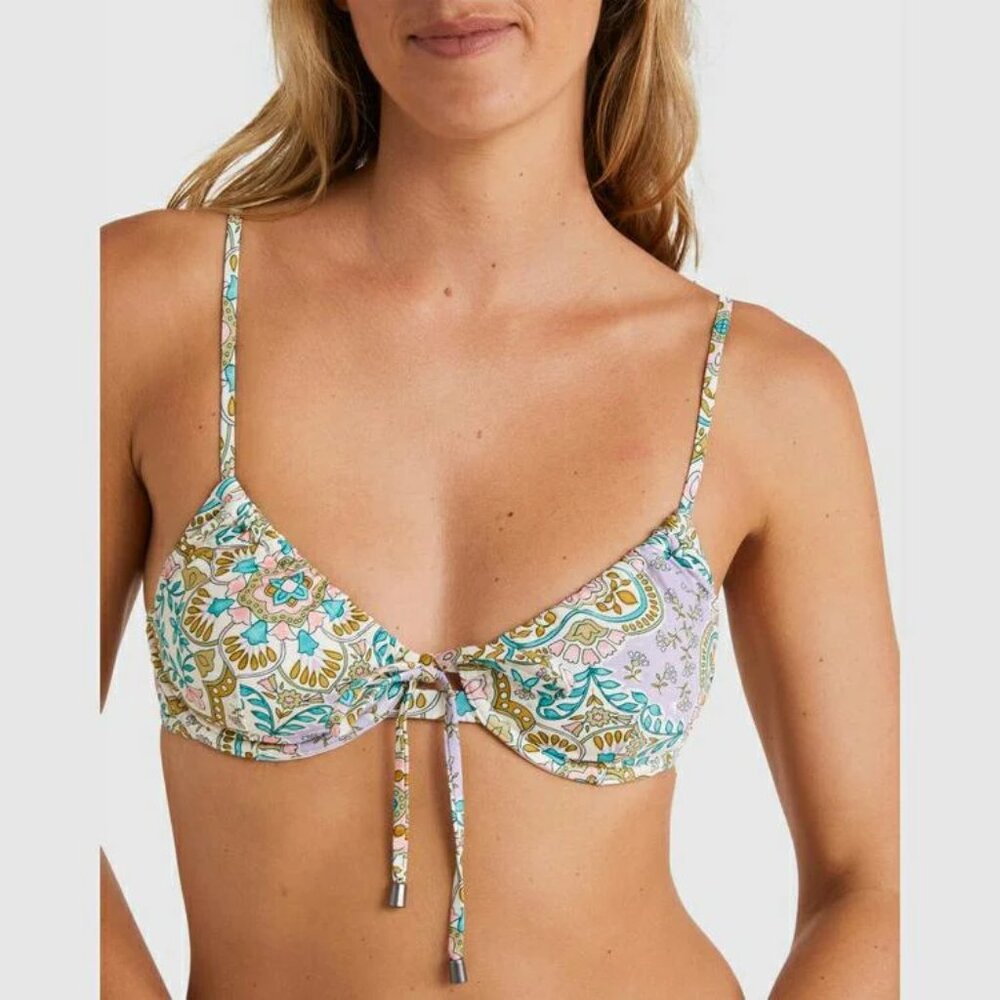 NWT Billabong Summerside Ella Bra Bikini Top